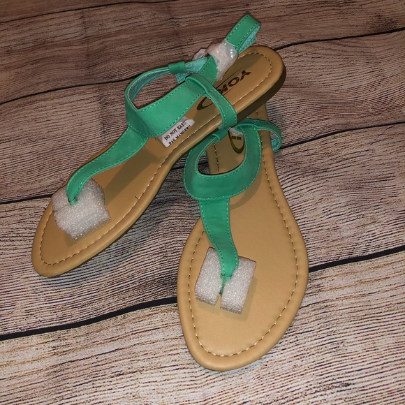 Yoki Shoes - [Yoki] Ladies Seafoam Sandals
